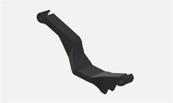 Klap Beetle - Forbindelses led i plastik med klikbeslag i begge ender, uorginalt...